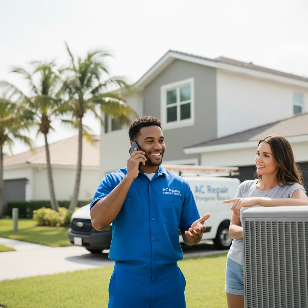 AC Repair Pompano Beach customer support in Chesterton